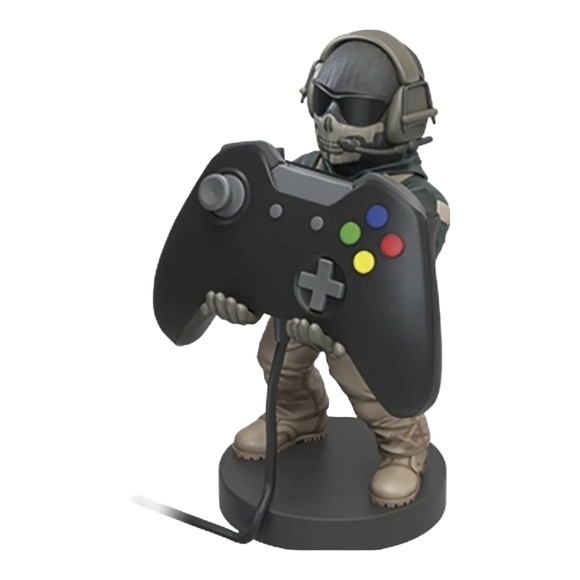Cable Guys Call Of Duty LT. Simon "Ghost" Riley Figure Phone/Controller Holder - Picture 4 of 5